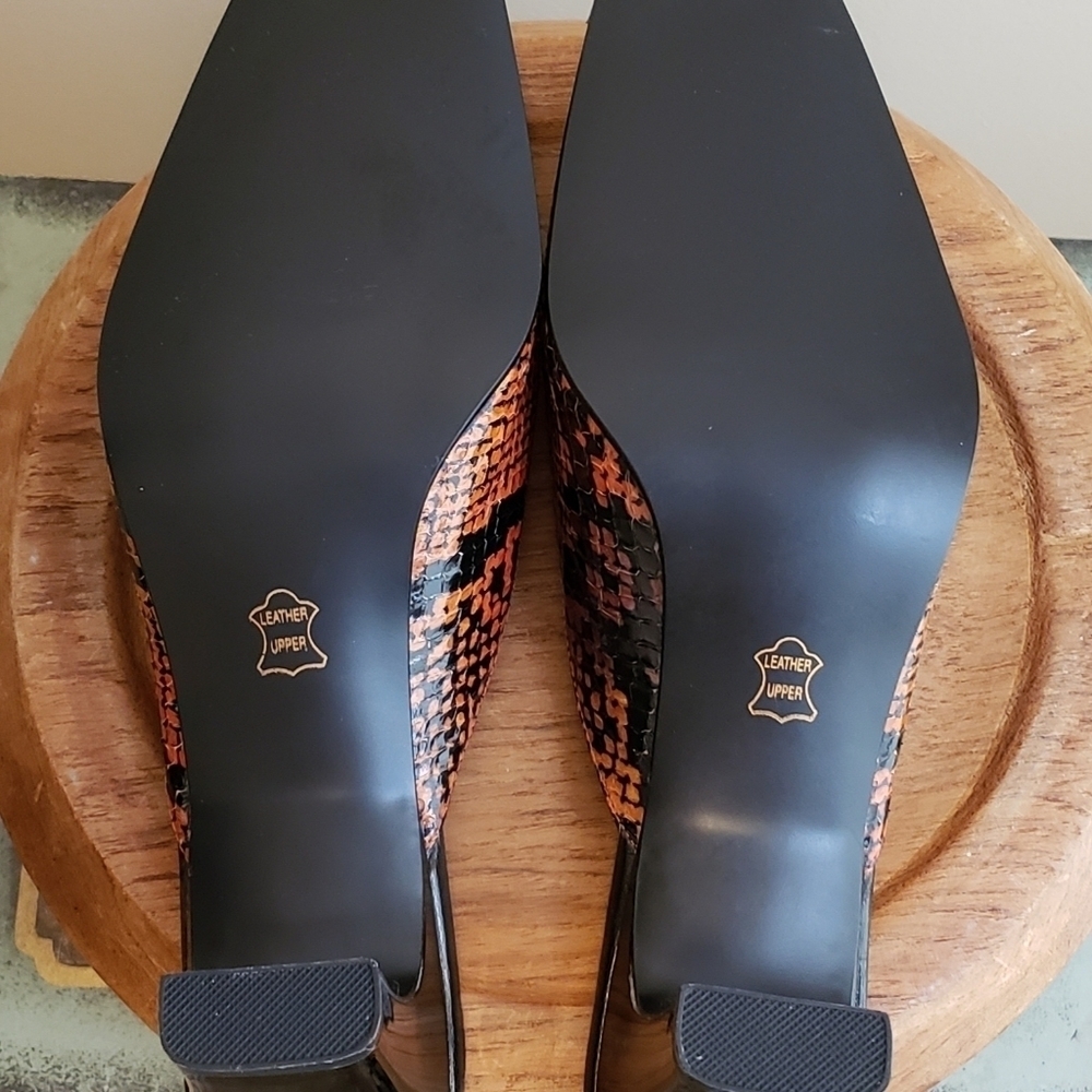 Impo Snakeskin Mules - Picture 6 of 8